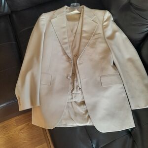 Yves Saint Laurent Light Tan Suit Ensemble